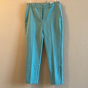 White House Black Market Novelty Slim Ankle Pant in Mykonos Blue Sz 6